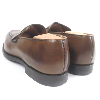 Crockett&Jones Loafers Leather Brown Selby 7 E