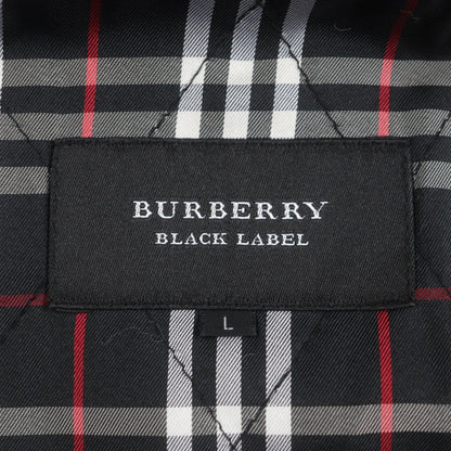 Burberry Black Label Coat Sheep Leather Black L