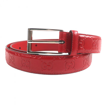 Gucci Belt 429028 Leather Red Sima 9036