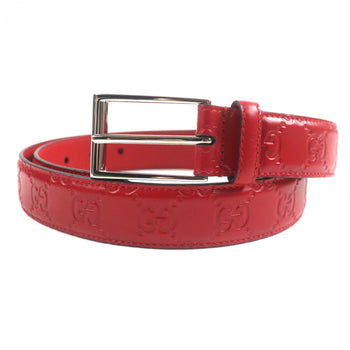 Gucci Belt 429028 Leather Red Sima 9036