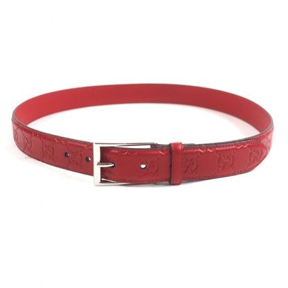 Gucci Belt 429028 Leather Red Sima 9036