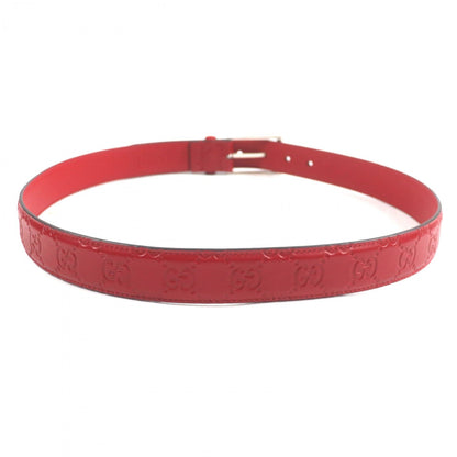 Gucci Belt 429028 Leather Red Sima 9036