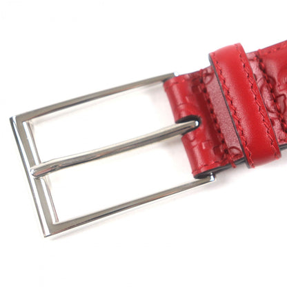 Gucci Belt 429028 Leather Red Sima 9036