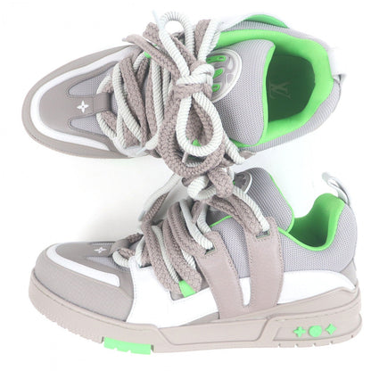 Louis Vuitton Low Cut Sneakers Leather Gray Lv Skate Line 9.5