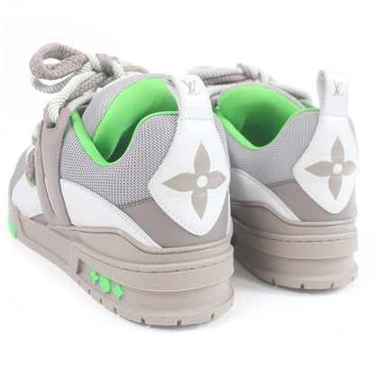 Louis Vuitton Low Cut Sneakers Leather Gray Lv Skate Line 9.5