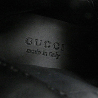 Gucci Boots 483956 Leather Black Type 6.5