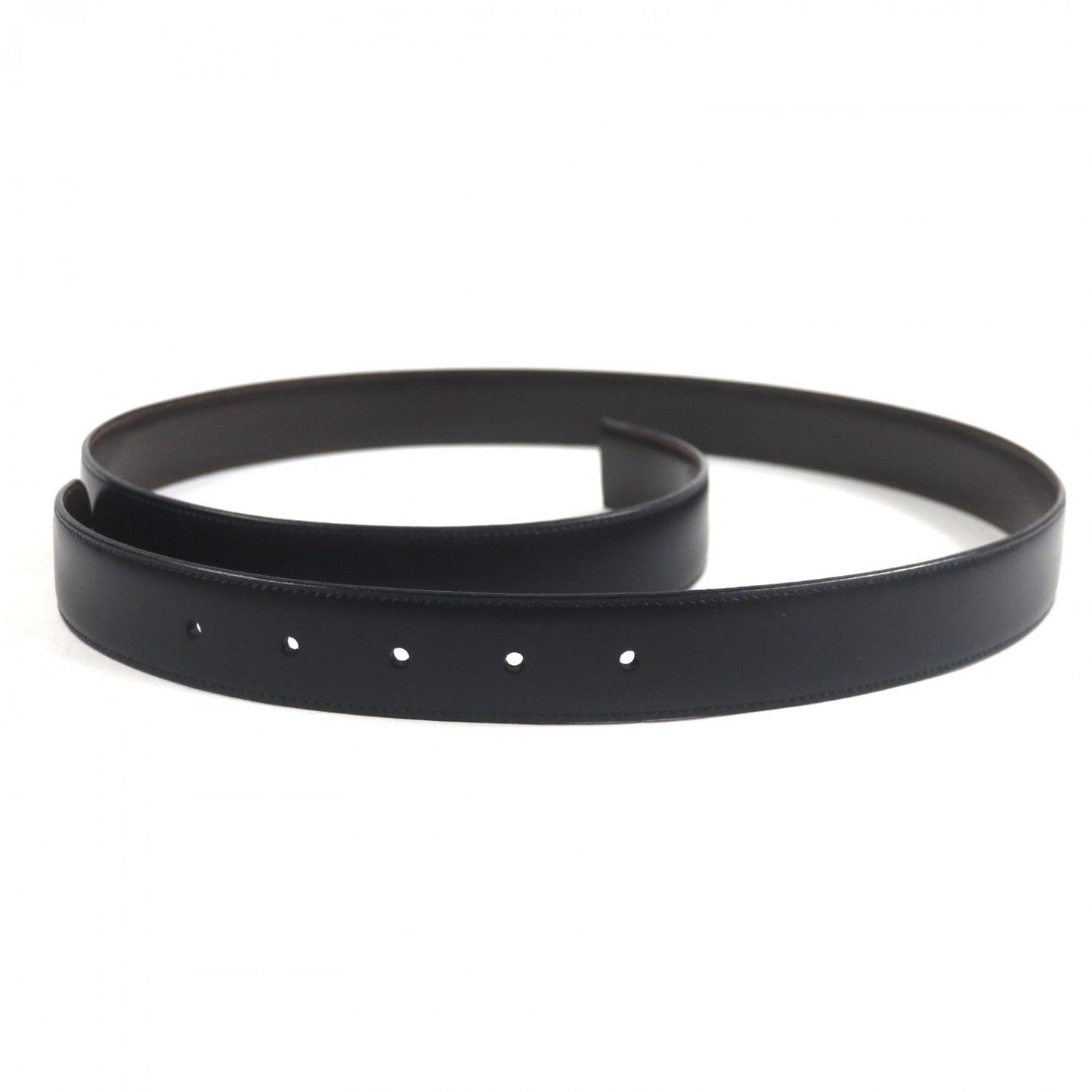 Montblanc Belt 106199 Leather Black Dark Brown