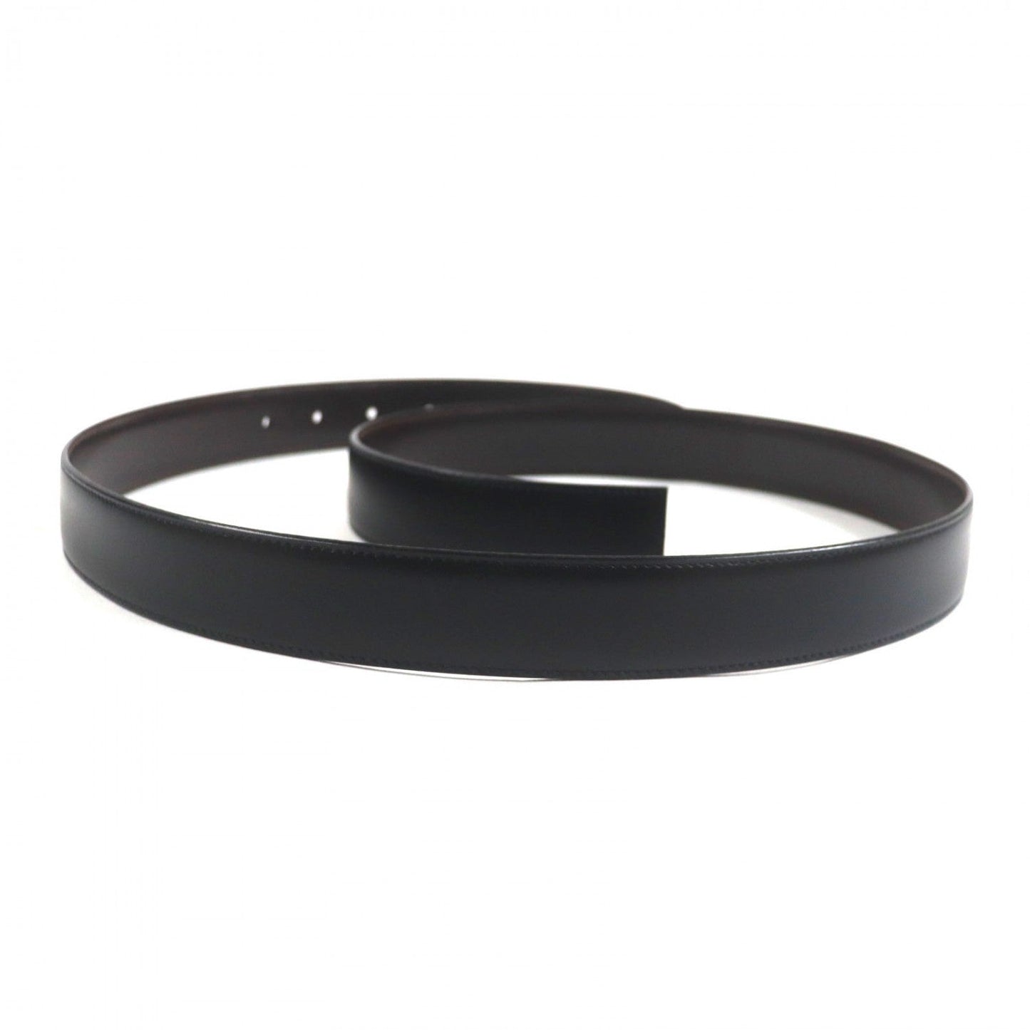 Montblanc Belt 106199 Leather Black Dark Brown