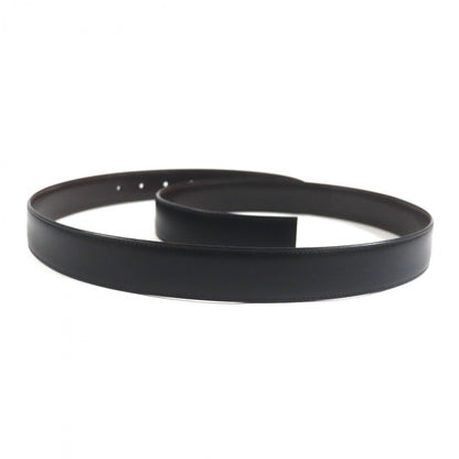 Montblanc Belt 106199 Leather Black Dark Brown