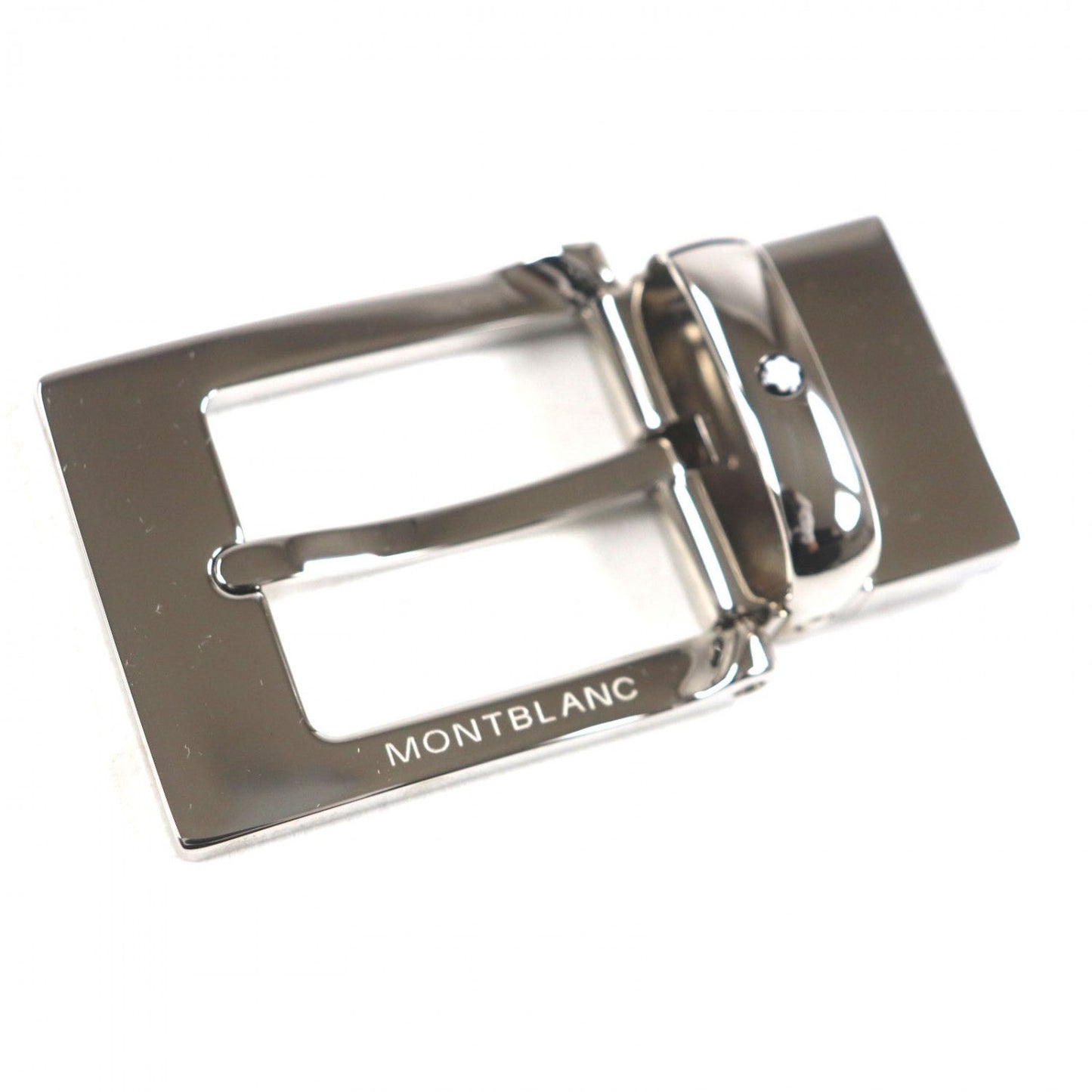 Montblanc Belt 106199 Leather Black Dark Brown