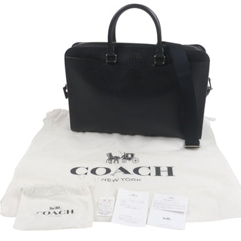 Coach Briefcase F72988 Leather Black Beckett