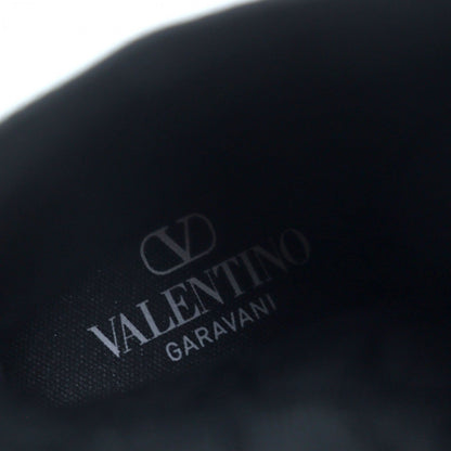 Valentino Garavani Boots 3Y2S0H35Jfx Knit Black Grey City Shore Toile Iconograph 42