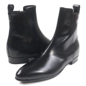 Saint Laurent Paris Short Boots 480085 Leather Black 39