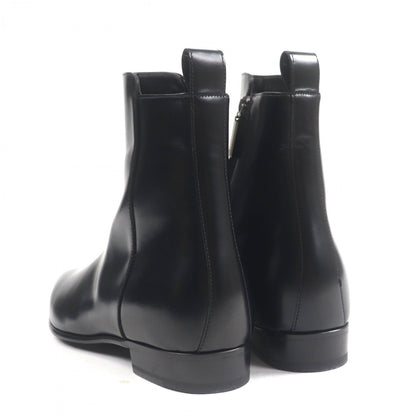 Saint Laurent Paris Short Boots 480085 Leather Black 39