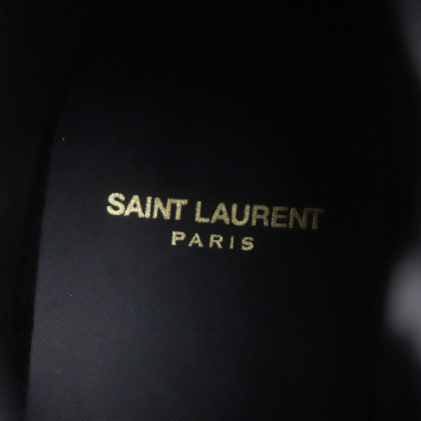 Saint Laurent Paris Short Boots 480085 Leather Black 39