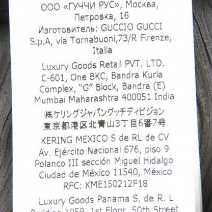 Gucci Blouse 756360 Silk Black 36
