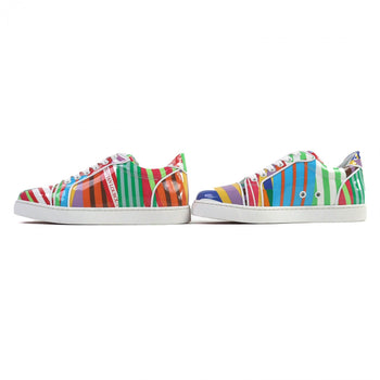 Christian Louboutin Low Cut Sneakers Patent Leather Multicolor 36.5