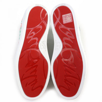 Christian Louboutin Low Cut Sneakers Patent Leather Multicolor 36.5