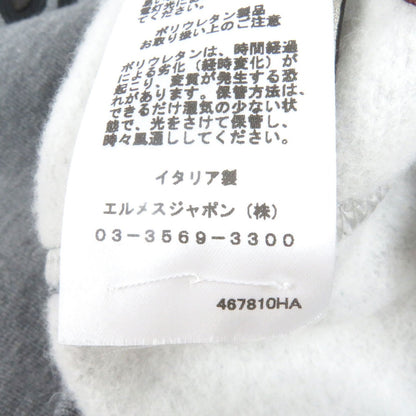 Hermes Sweat Cotton Gray Metallerie Au Carre L