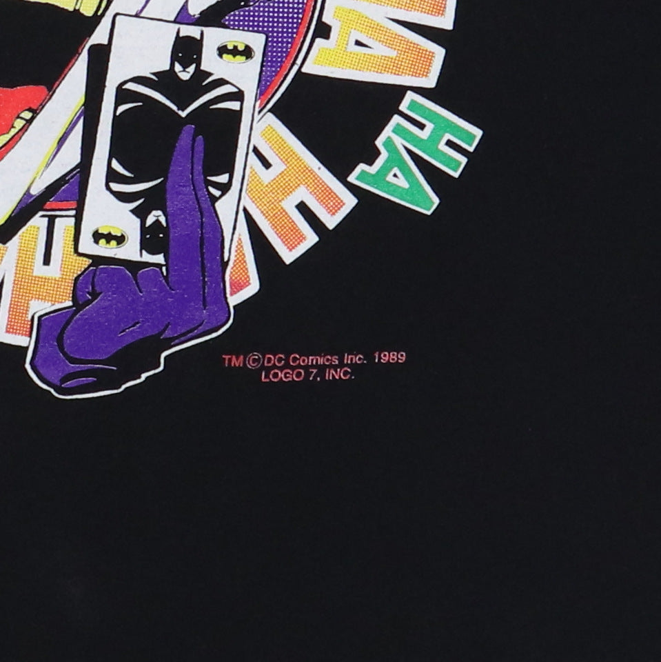 1989 Batman The Joker Hahaha Dc Comics Shirt