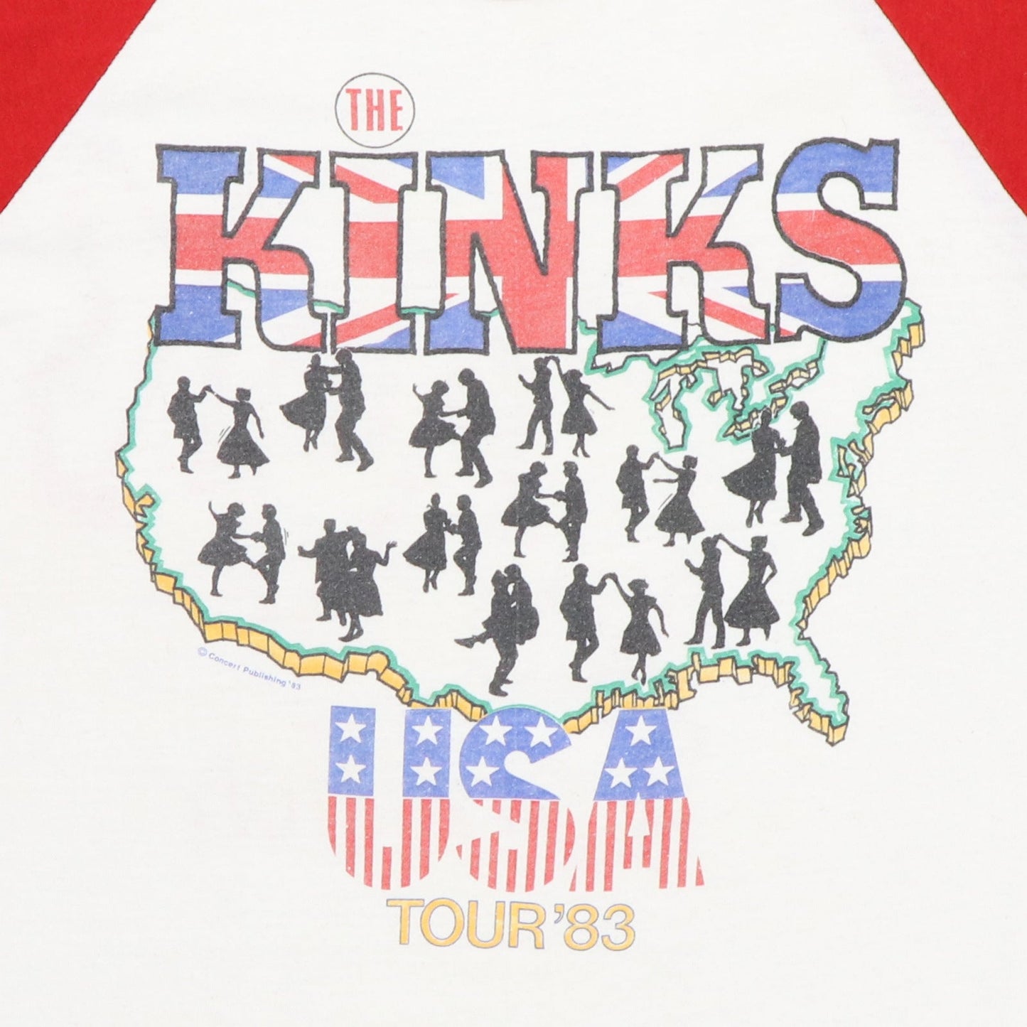 1983 The Kinks State Of Confusion Tour Jersey