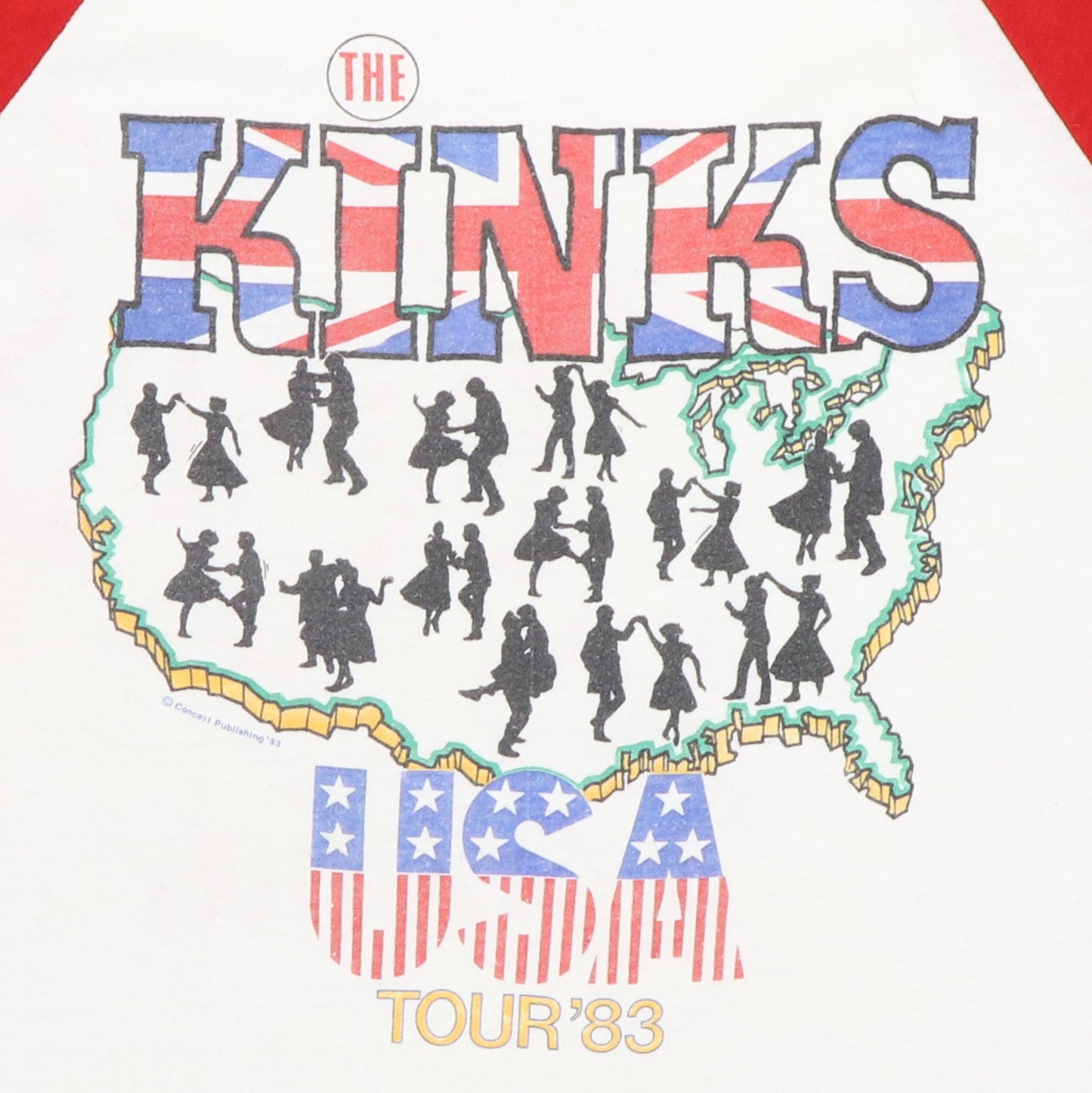 1983 The Kinks State Of Confusion Tour Jersey