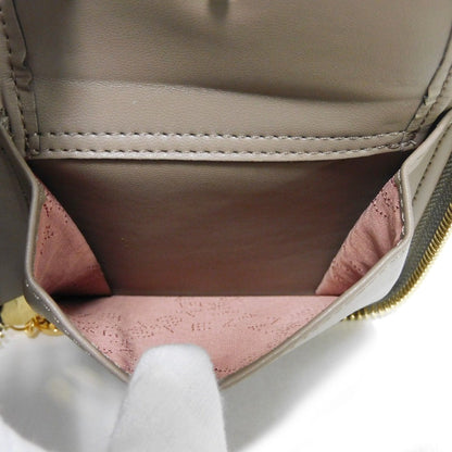 Stella Mccartney Bifold Wallet 7P0009 W8856 6802 Smooth Eco Leather Brush Pink Circle Punching