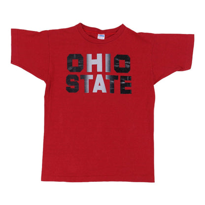 1970S Ohio State Buckeyes Champion Blue Bar Shirt