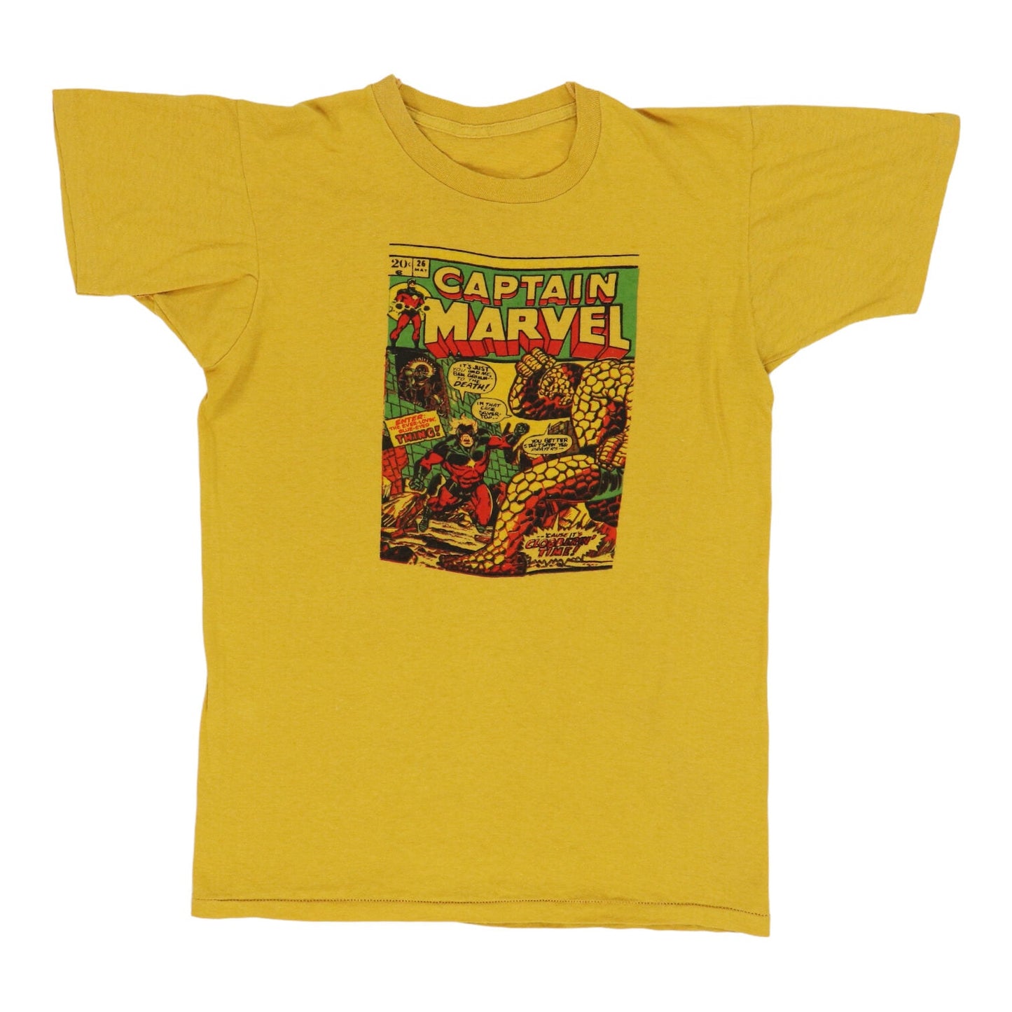1970S Captain Marvel Comic Book Shirt