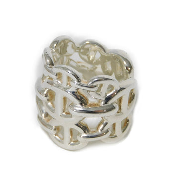 Hermes Ring Ag925 Silver 49 Sterling Silver No. 8 Anchor Chain Chene Dunkle Enchane Gm