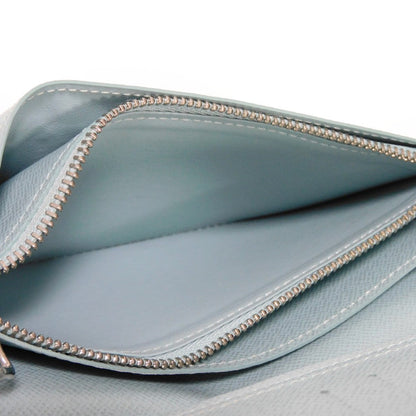 Louis Vuitton Long Wallet Purse M82306 Monogram Aqua Garden Canvas Crystal Blue Lv Logo Flower 23Aw