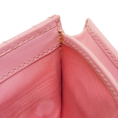 Gucci Bifold Wallet 625693 Dtd1T 5815 Calf Leather Wild Rose Chevron, In Good Condition Gg Marmont