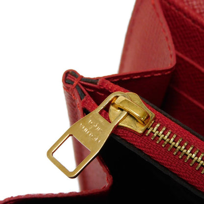 Louis Vuitton Long Wallet Purse M61184 Monogram Canvas X Calfskin Leather Slys Lv Logo Flower Brown