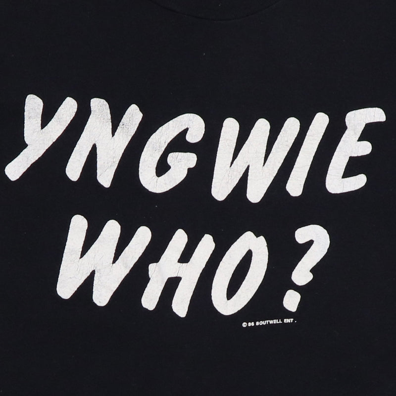 1986 Yngwie Fucking Malmsteen That'S Who Shirt