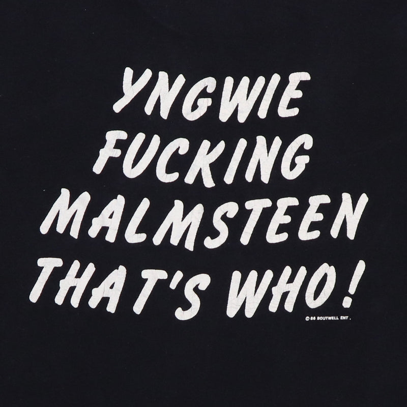 1986 Yngwie Fucking Malmsteen That'S Who Shirt
