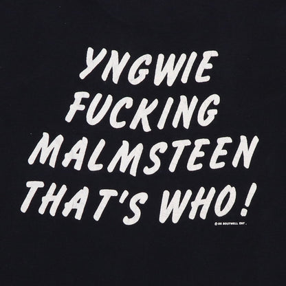 1986 Yngwie Fucking Malmsteen That'S Who Shirt