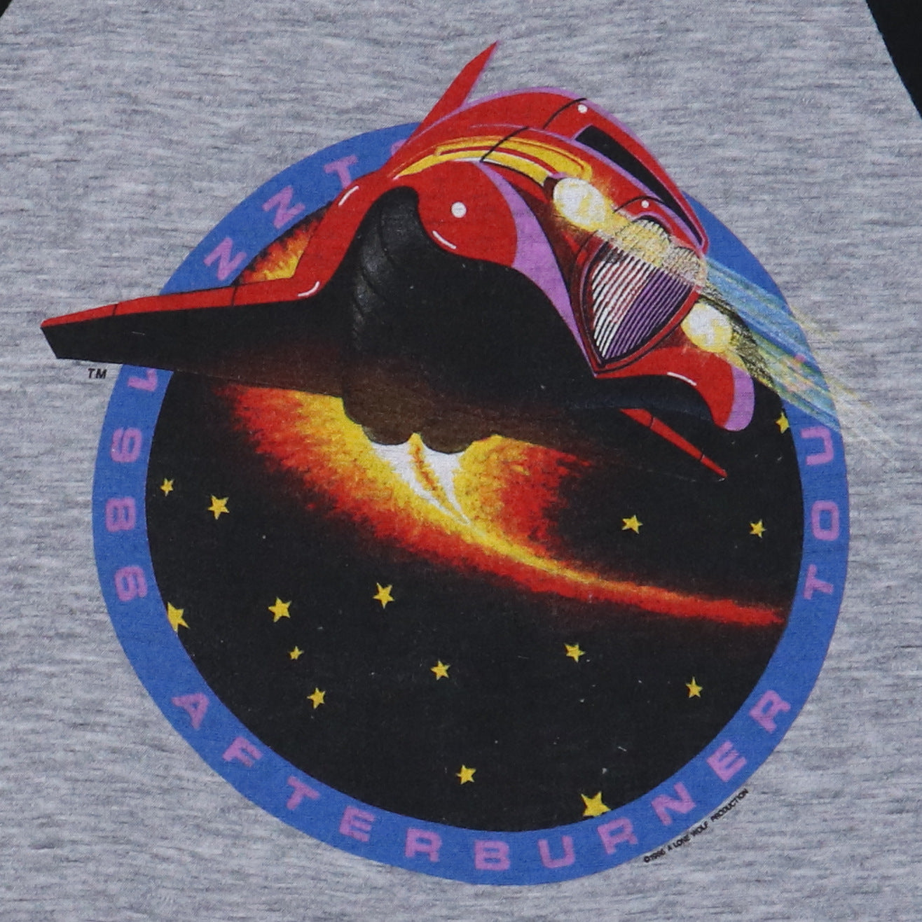 1986 Zz Top Afterburner Tour Jersey Shirt