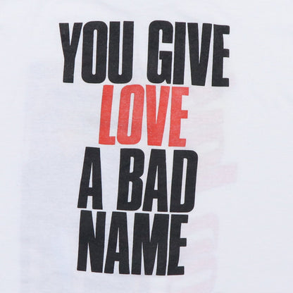 Shirt 1980s Bon Jovi You Give Love A Bad Name