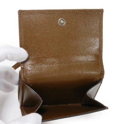 Gucci Tri-Fold Wallet 681708 Gy5Sn 8563 Gg Canvas X Calf Leather Beige The Hacker Project Gg Canvas