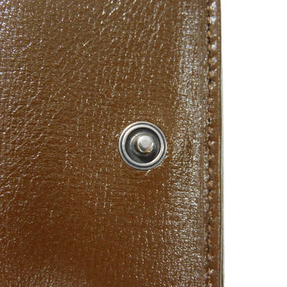 Gucci Tri-Fold Wallet 681708 Gy5Sn 8563 Gg Canvas X Calf Leather Beige The Hacker Project Gg Canvas
