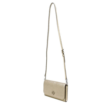 Tory Burch Shoulder Bag Nappa Leather (Wrinkles Finish) Metallic Gold Nappa Wrinkles 2-Way Clutch
