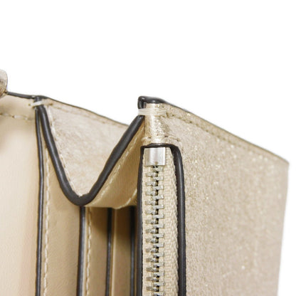 Tory Burch Shoulder Bag Nappa Leather (Wrinkles Finish) Metallic Gold Nappa Wrinkles 2-Way Clutch