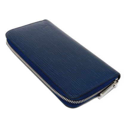 Louis Vuitton Long Wallet Purse M61873 Epi Leather Andigo Blue New Lv Logo Dark Blue Navy Zip