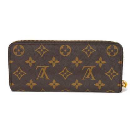 Louis Vuitton Long Wallet Purse M60744 Monogram Canvas X Grain Leather (Embossed) Mimosa Lv Logo