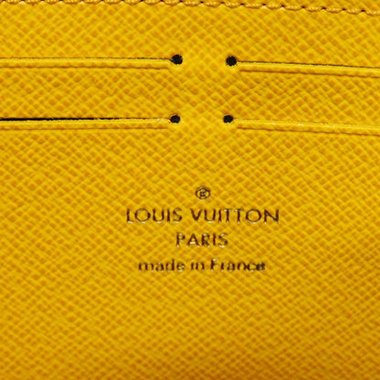 Louis Vuitton Long Wallet Purse M60744 Monogram Canvas X Grain Leather (Embossed) Mimosa Lv Logo