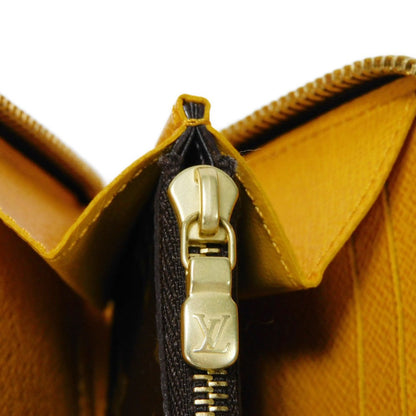 Louis Vuitton Long Wallet Purse M60744 Monogram Canvas X Grain Leather (Embossed) Mimosa Lv Logo
