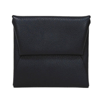 Hermes Coin Case Evercolor Cavan Evercolor Black Dark Navy Navy Snap Button Coin Pocket Wallet