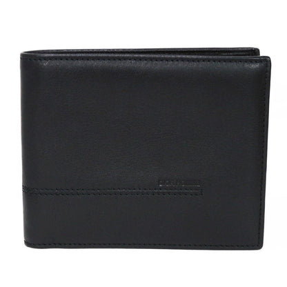 Dior Homme Bifold Wallet Smooth Calfskin Leather Black Smooth Calfskin Billfold Card Case Pass Case