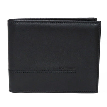 Dior Homme Bifold Wallet Smooth Calfskin Leather Black Smooth Calfskin Billfold Card Case Pass Case