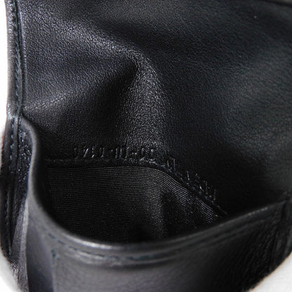 Dior Homme Bifold Wallet Smooth Calfskin Leather Black Smooth Calfskin Billfold Card Case Pass Case